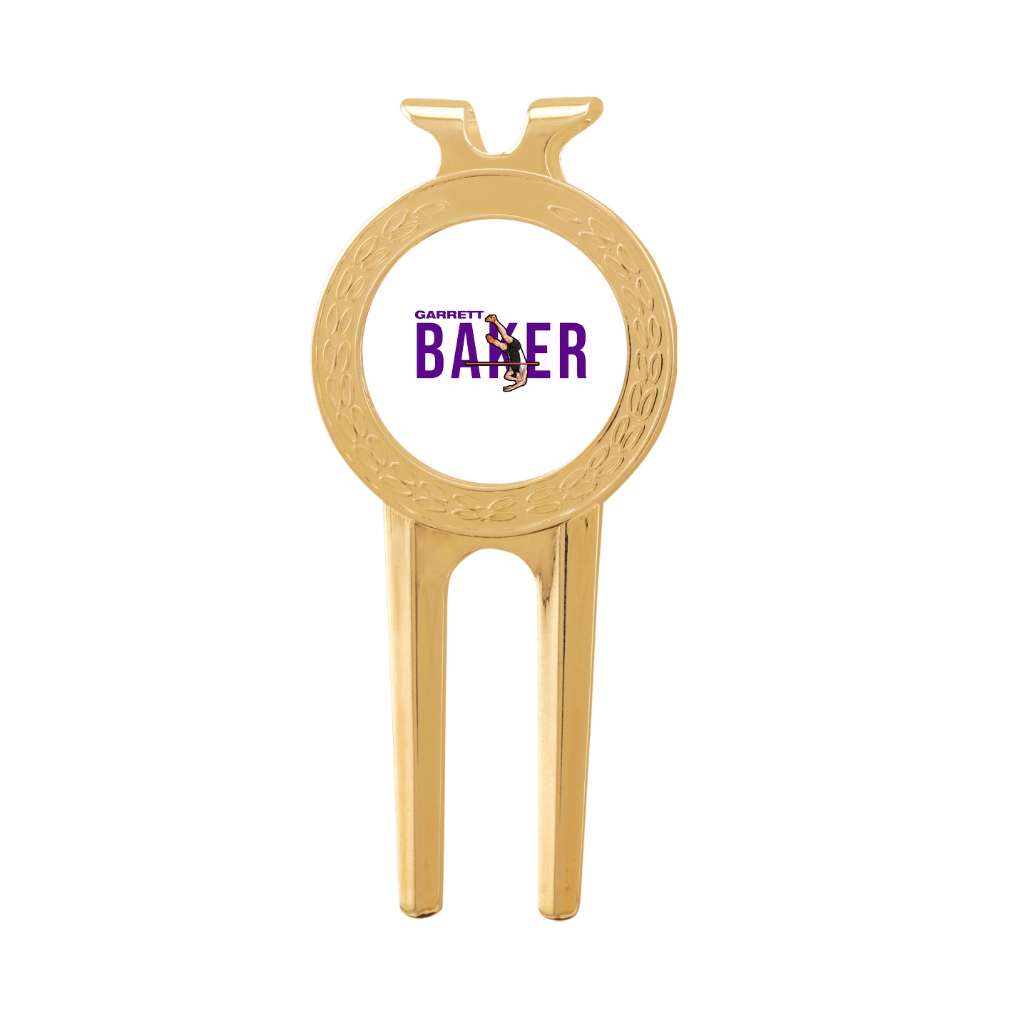 Divot Tool with Ball Marker — Player Name in Classic