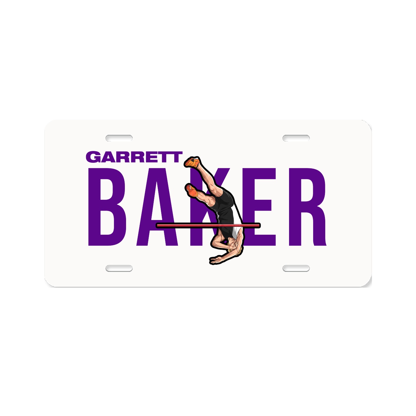 License Plate — Player Name in Classic
