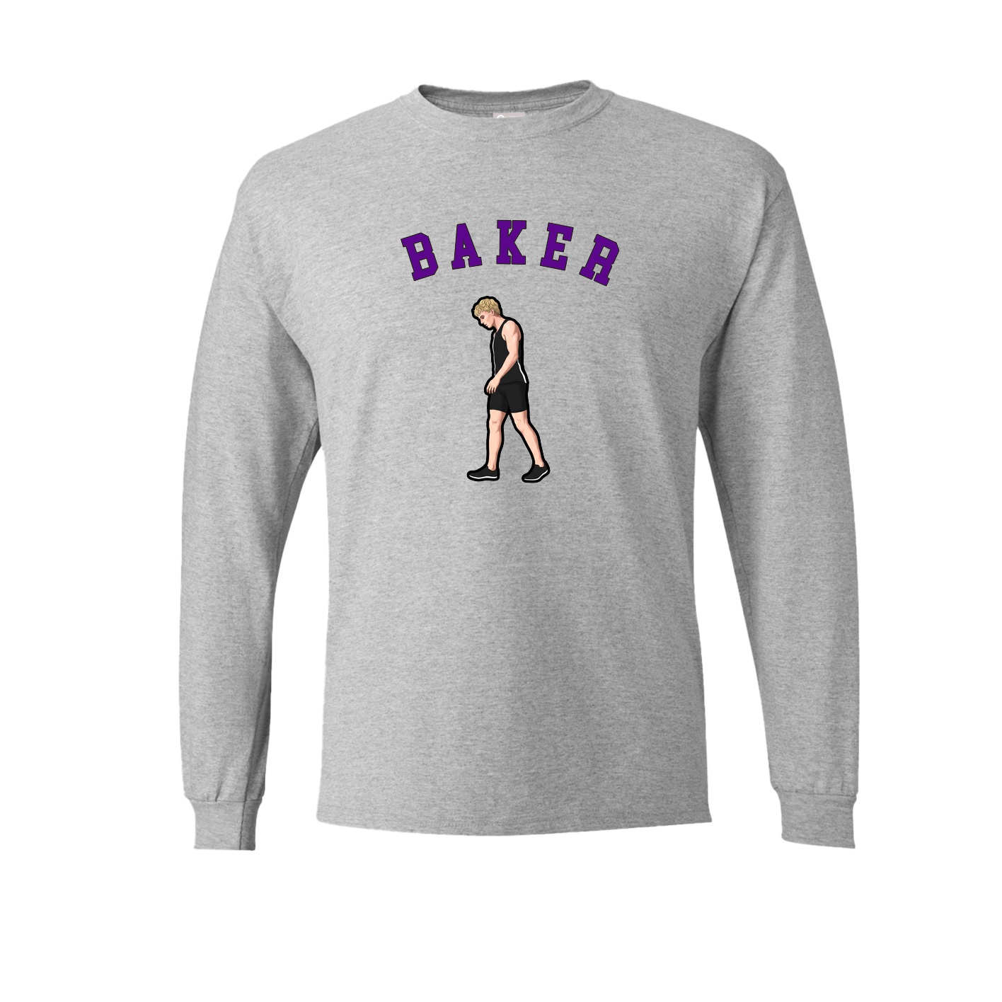 Long Sleeve Tee — Shirsey Arch in Grey