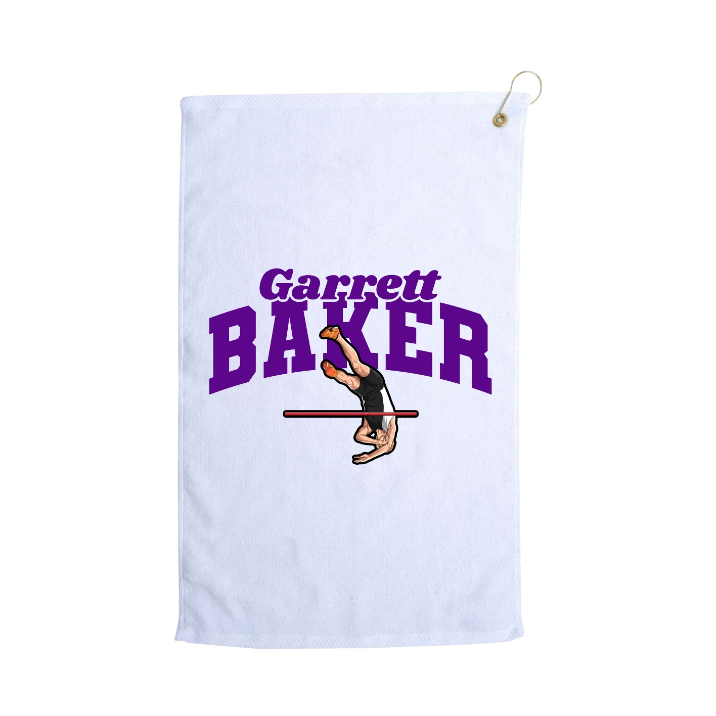 Golf Towel — Signature Arch in White