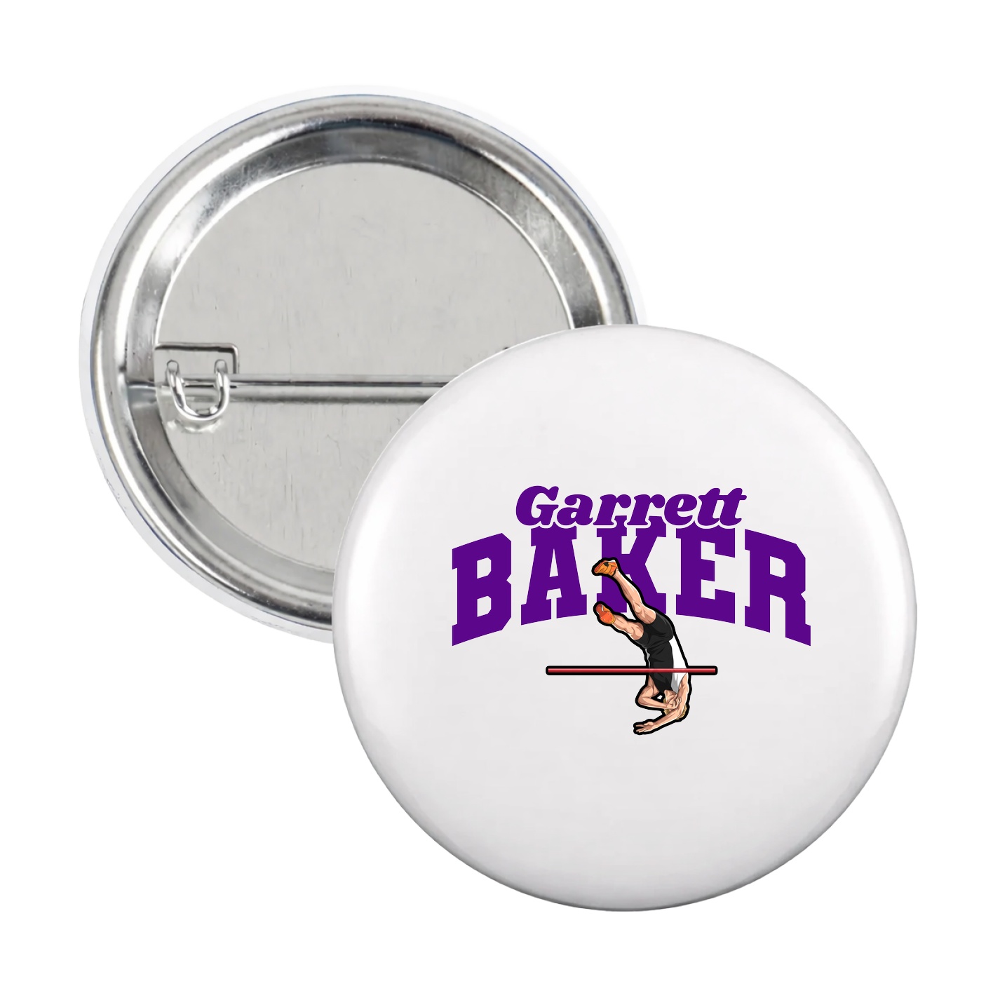 Game Day Button — Signature Arch in White