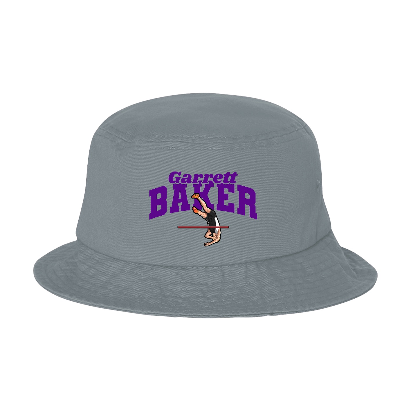 Bucket Cap — Signature Arch in Grey