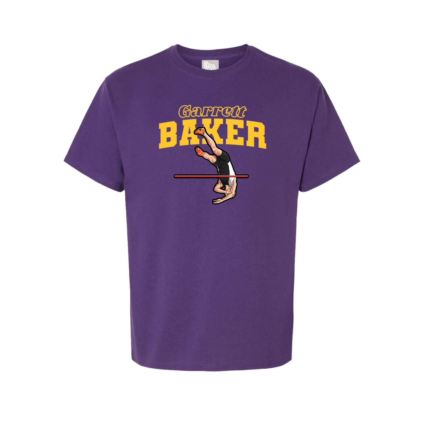 Youth Tee — Name Arch in Purple