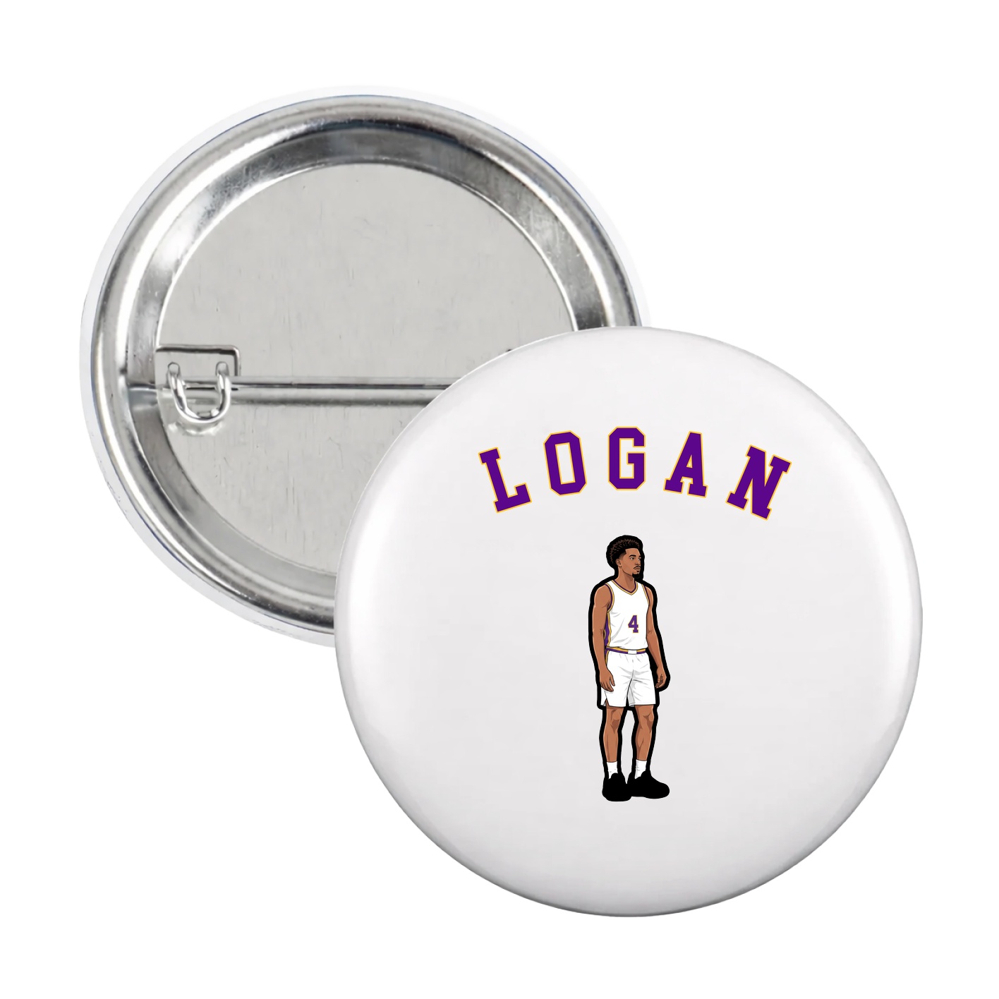Game Day Button — Shirsey Arch in White