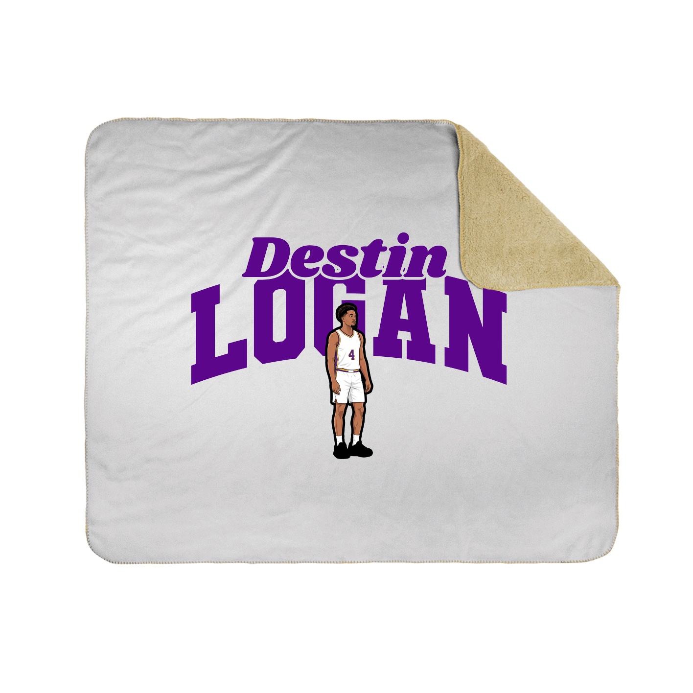 Throw Blanket — Signature Arch in White