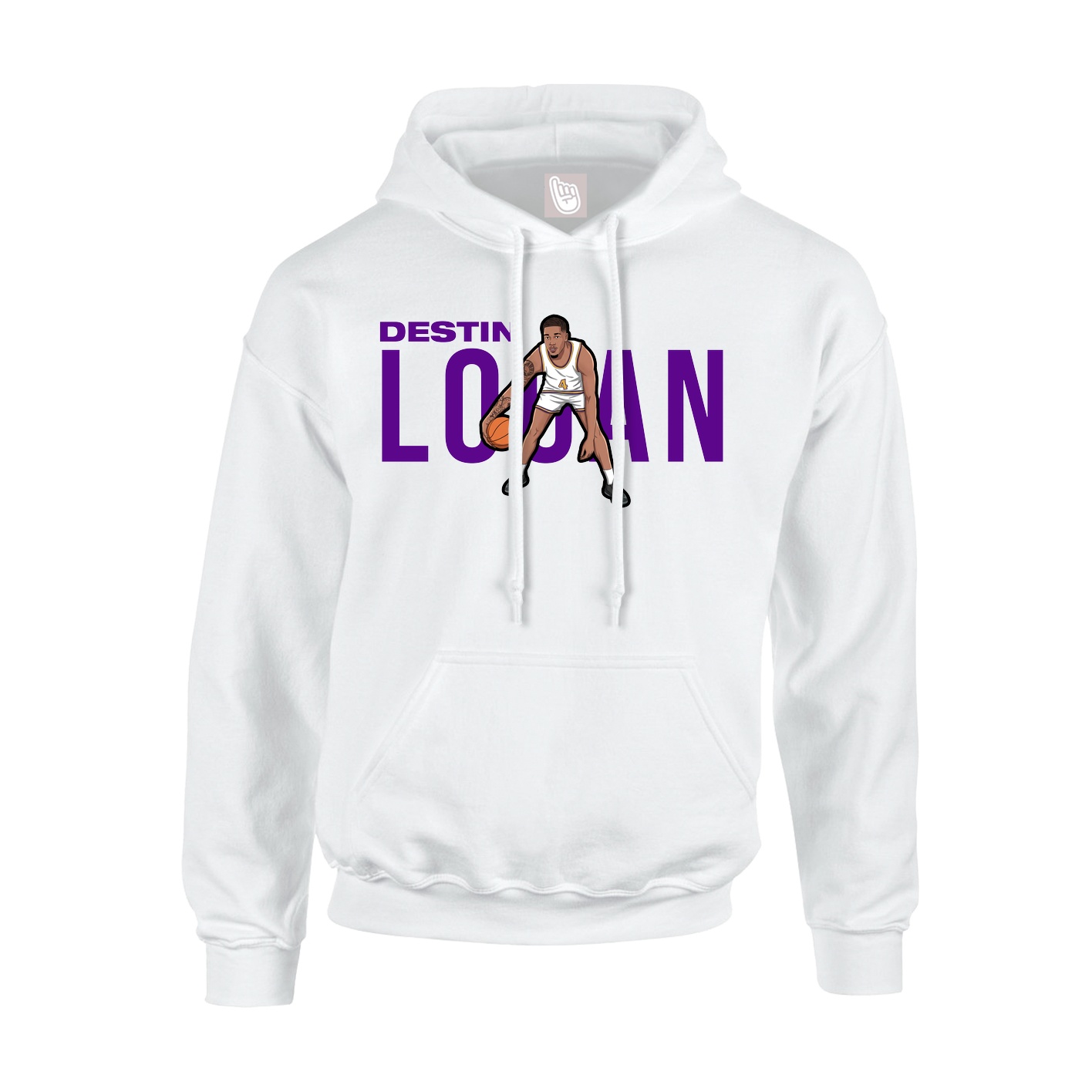 Hoodie — Player Name in White