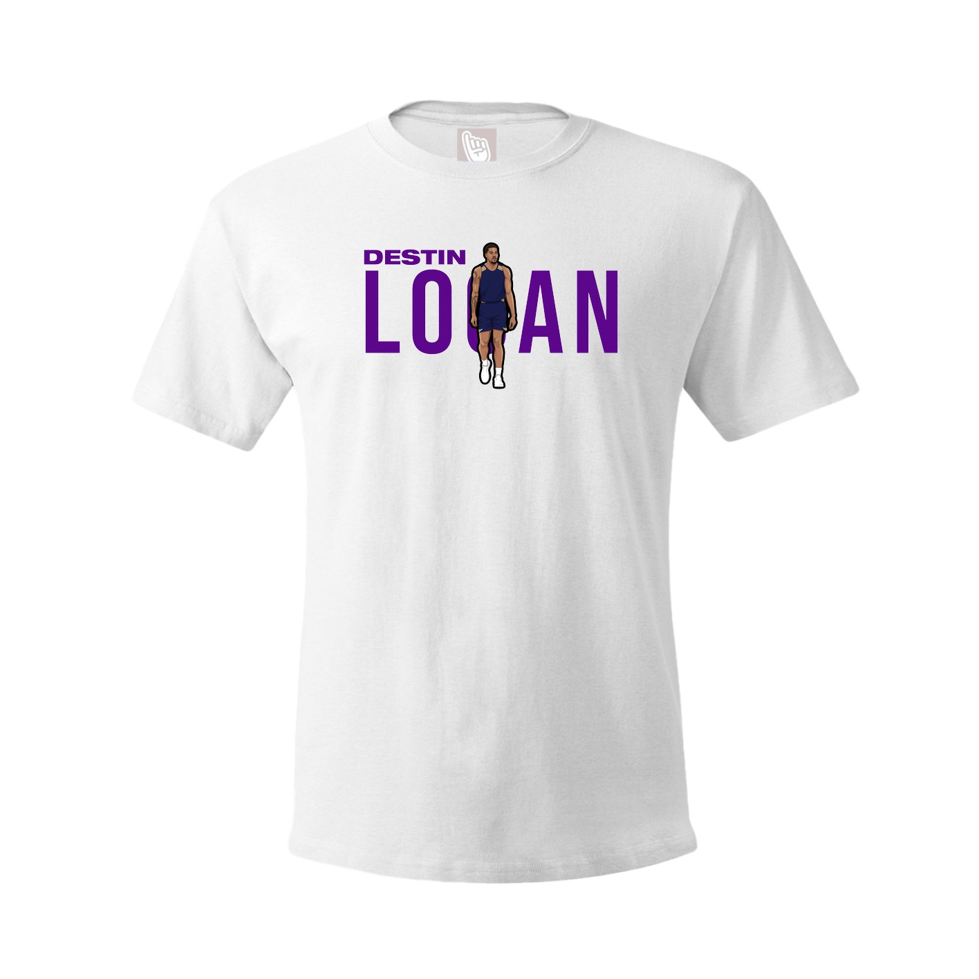 Youth Tee — Player Name in White