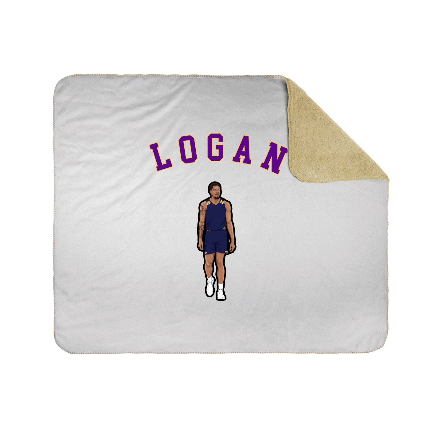 Throw Blanket — Shirsey Arch in White