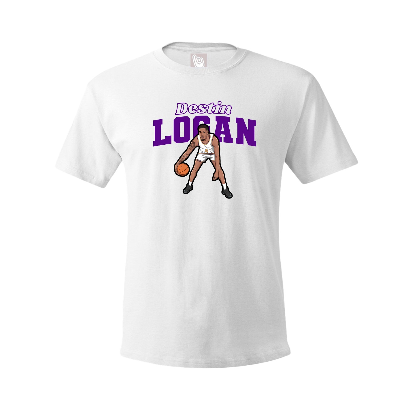 Tee — Name Arch in White