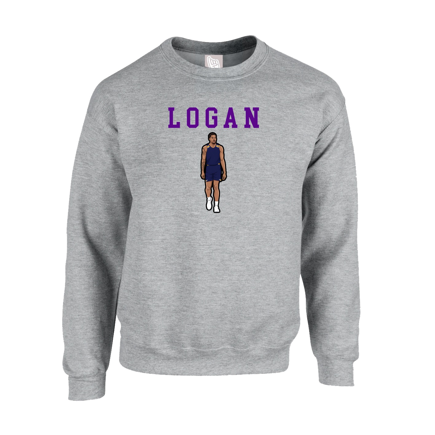 Fleece Crew — Shirsey in Grey