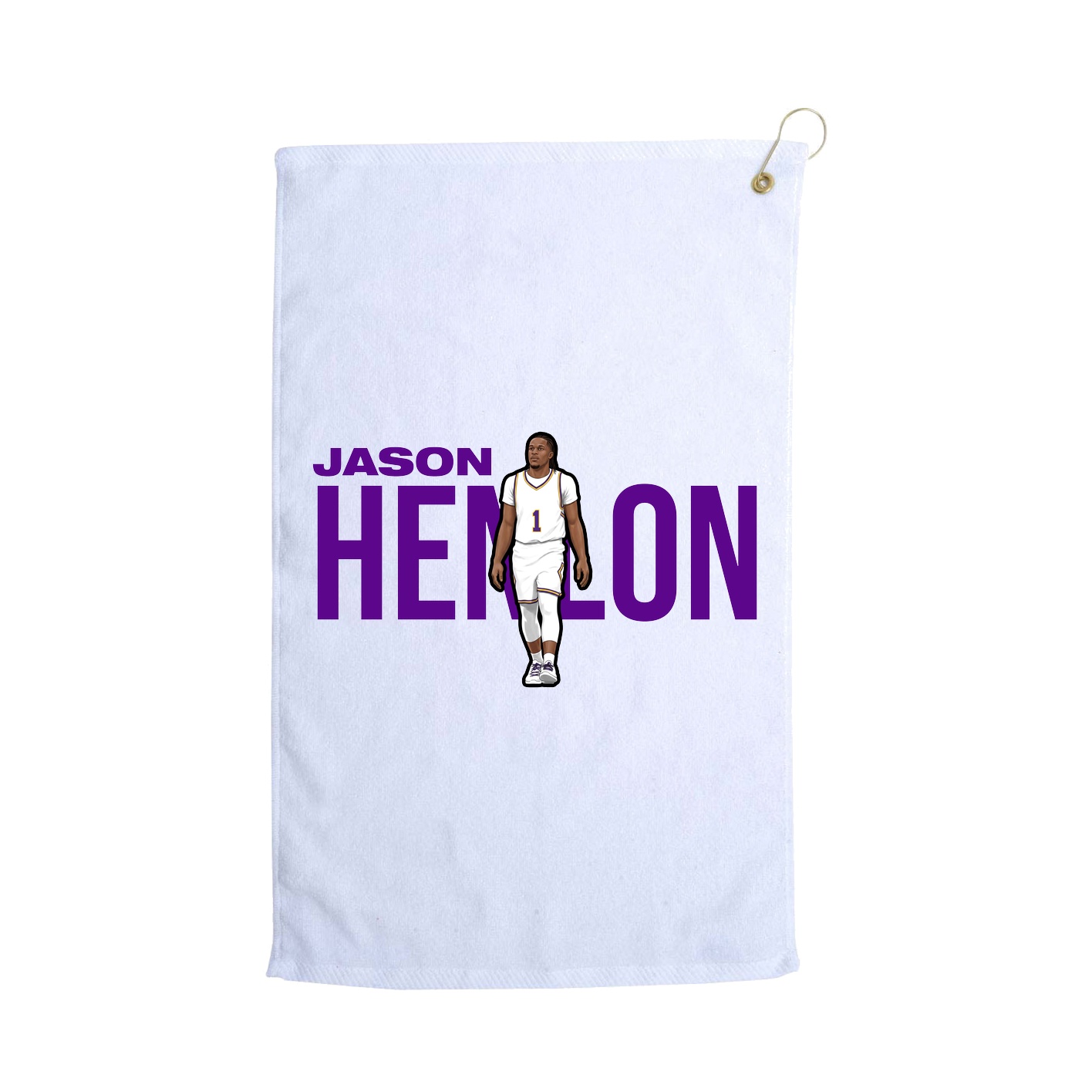 Golf Towel — Player Name in White