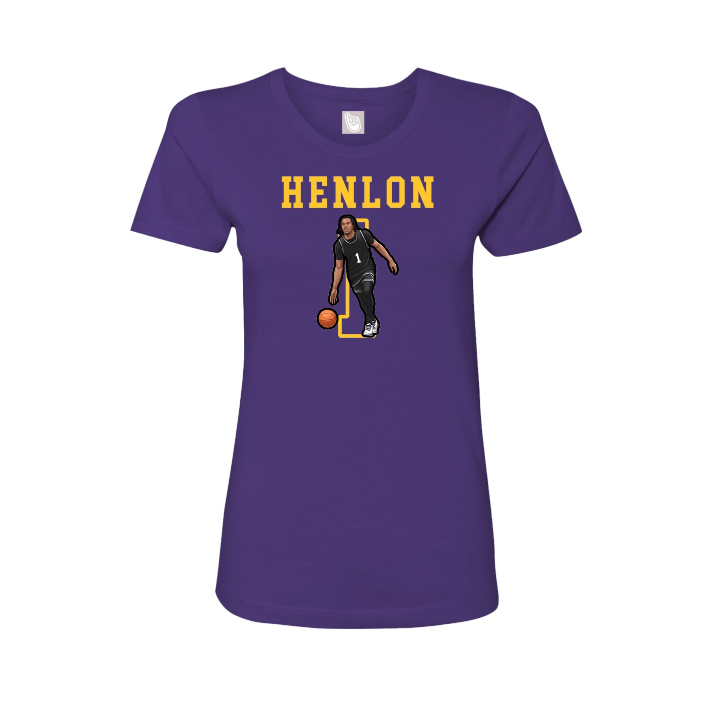 Fitted Women's Tee — Shirsey in Purple