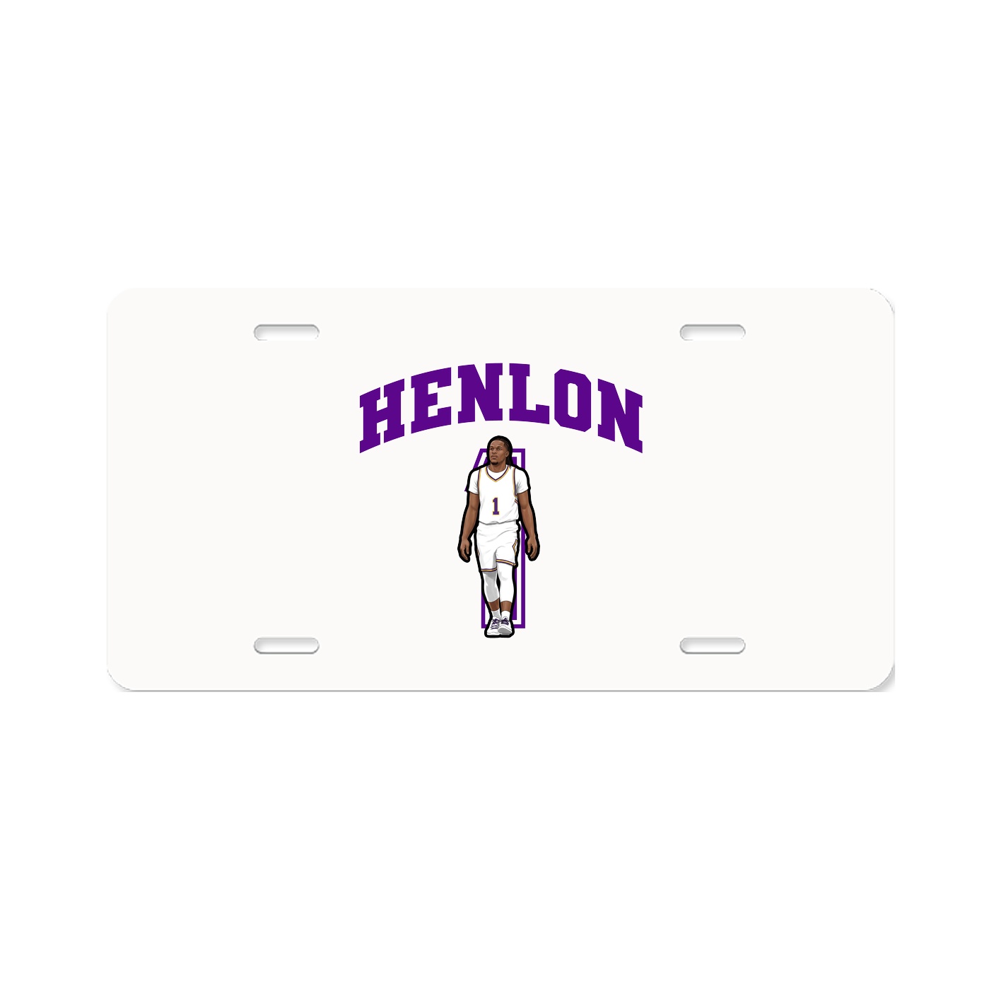 License Plate — Number in Classic