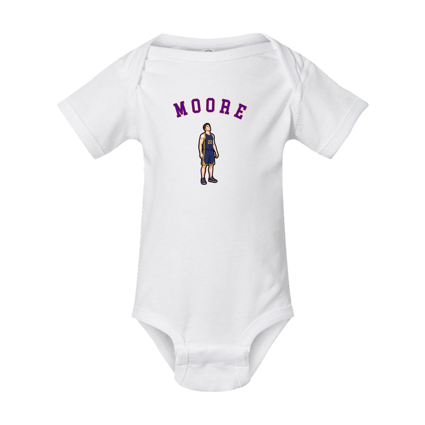 Baby Onesie — Shirsey Arch in White