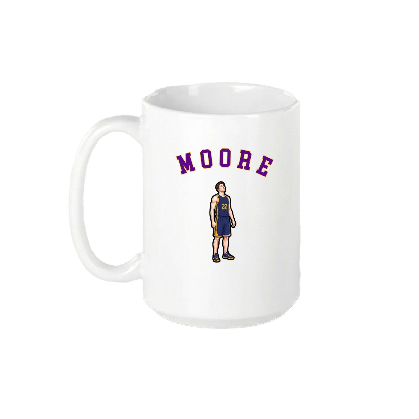 15oz Coffee Mug — Shirsey Arch in White