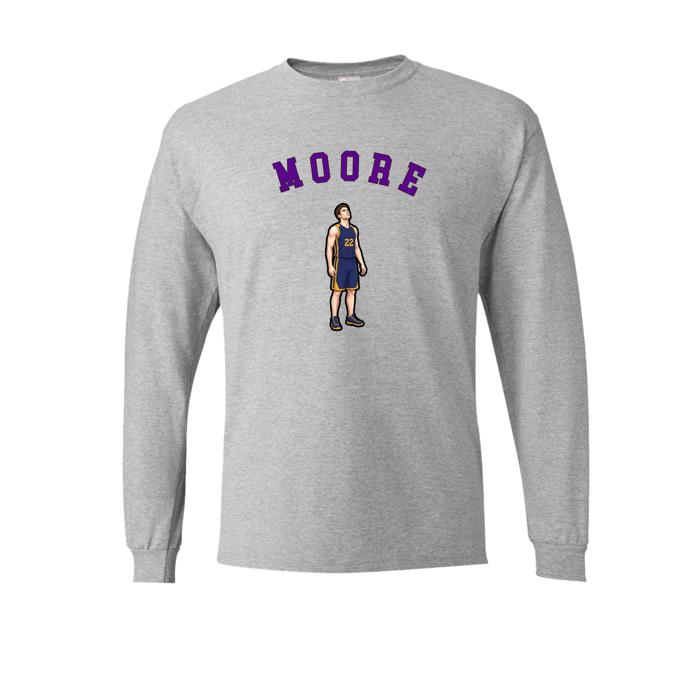 Long Sleeve Tee — Shirsey Arch in Grey