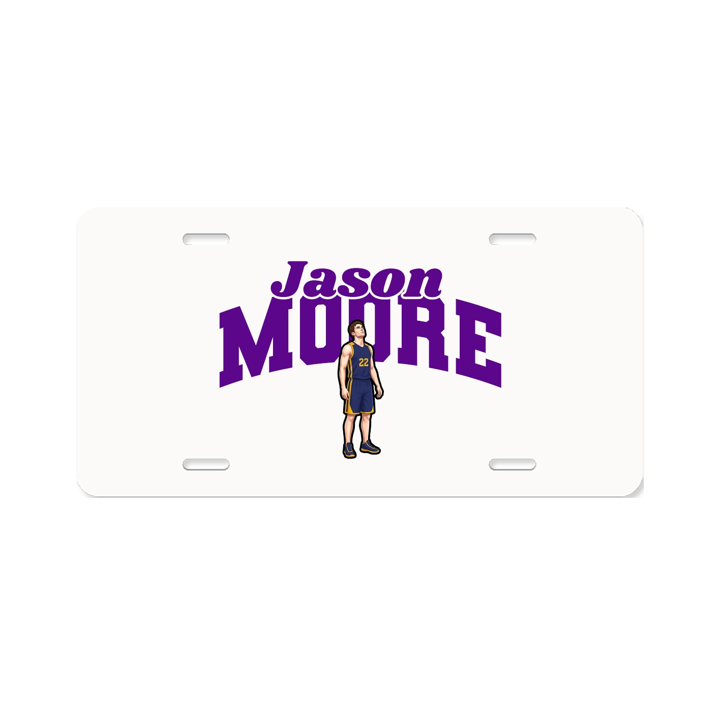License Plate — Signature Arch in Classic