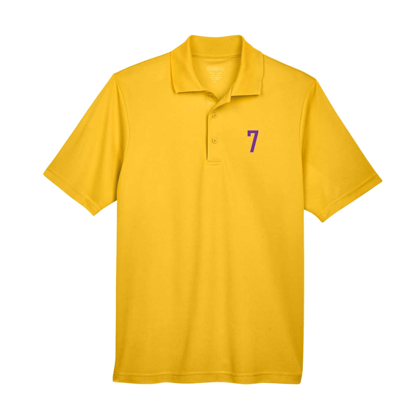 Performance Polo — Front Shirsy in Gold
