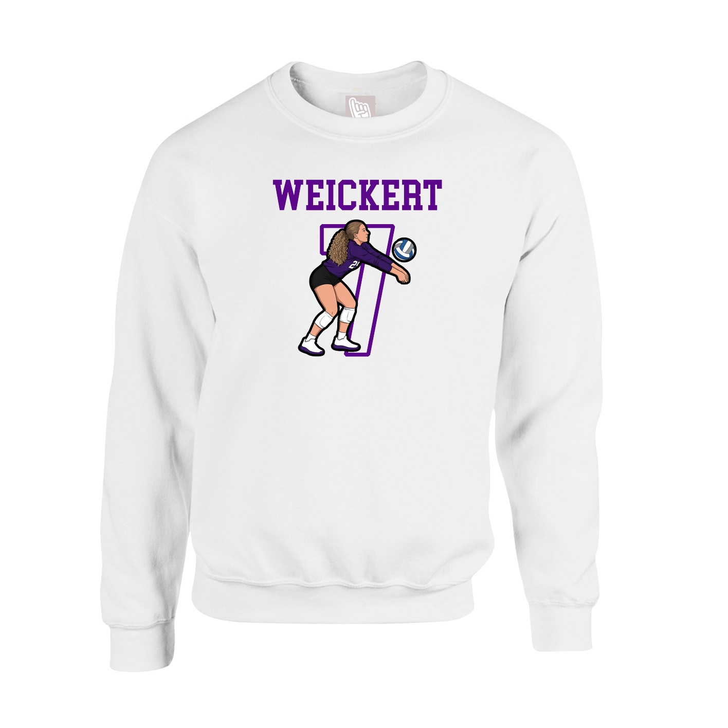Fleece Crew — Shirsey in White