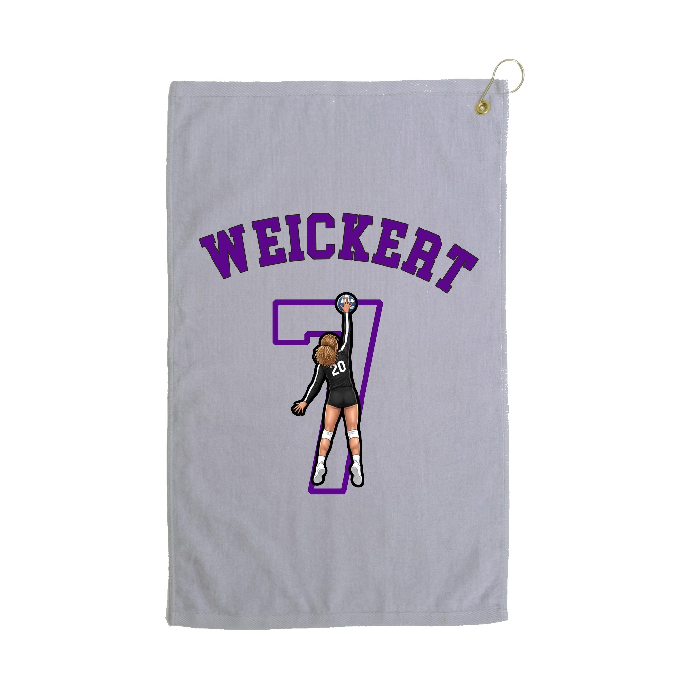Golf Towel — Shirsey Arch in Grey