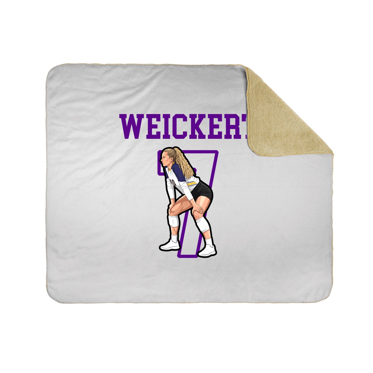 Throw Blanket — Shirsey in White