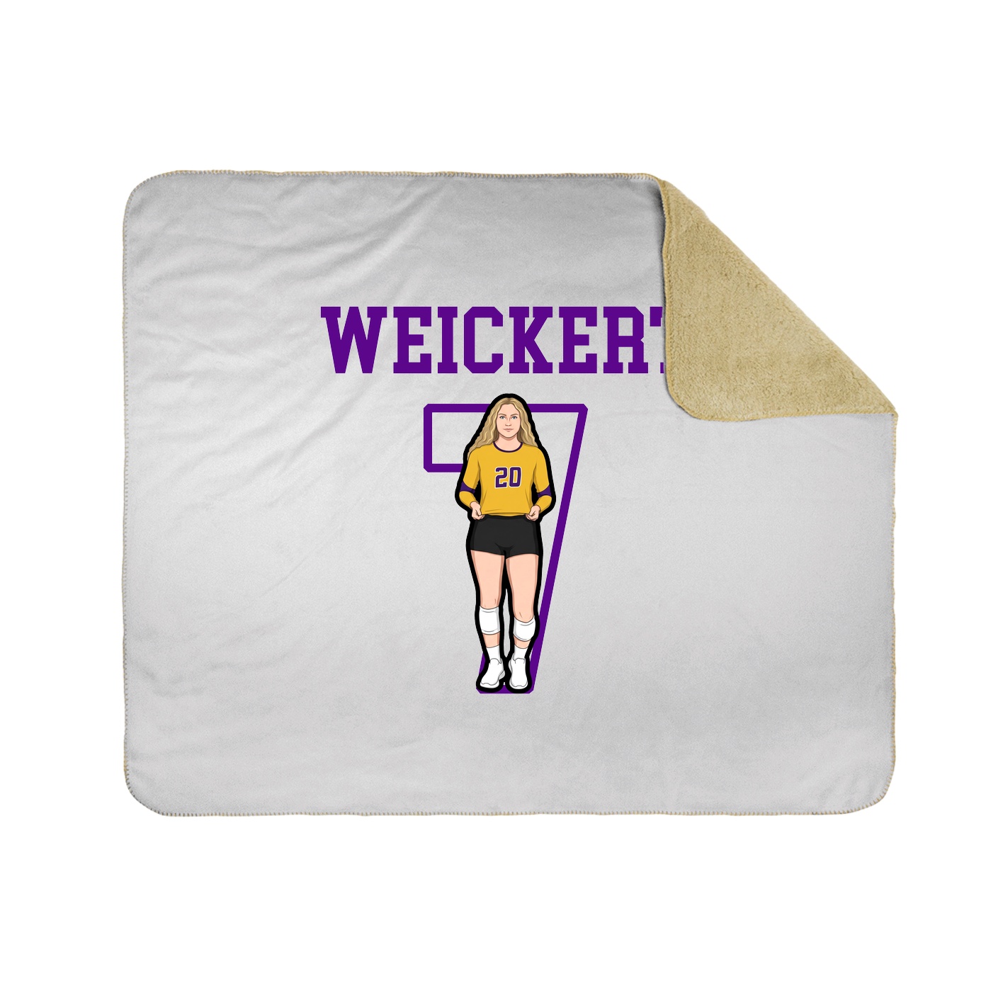 Throw Blanket — Shirsey in White