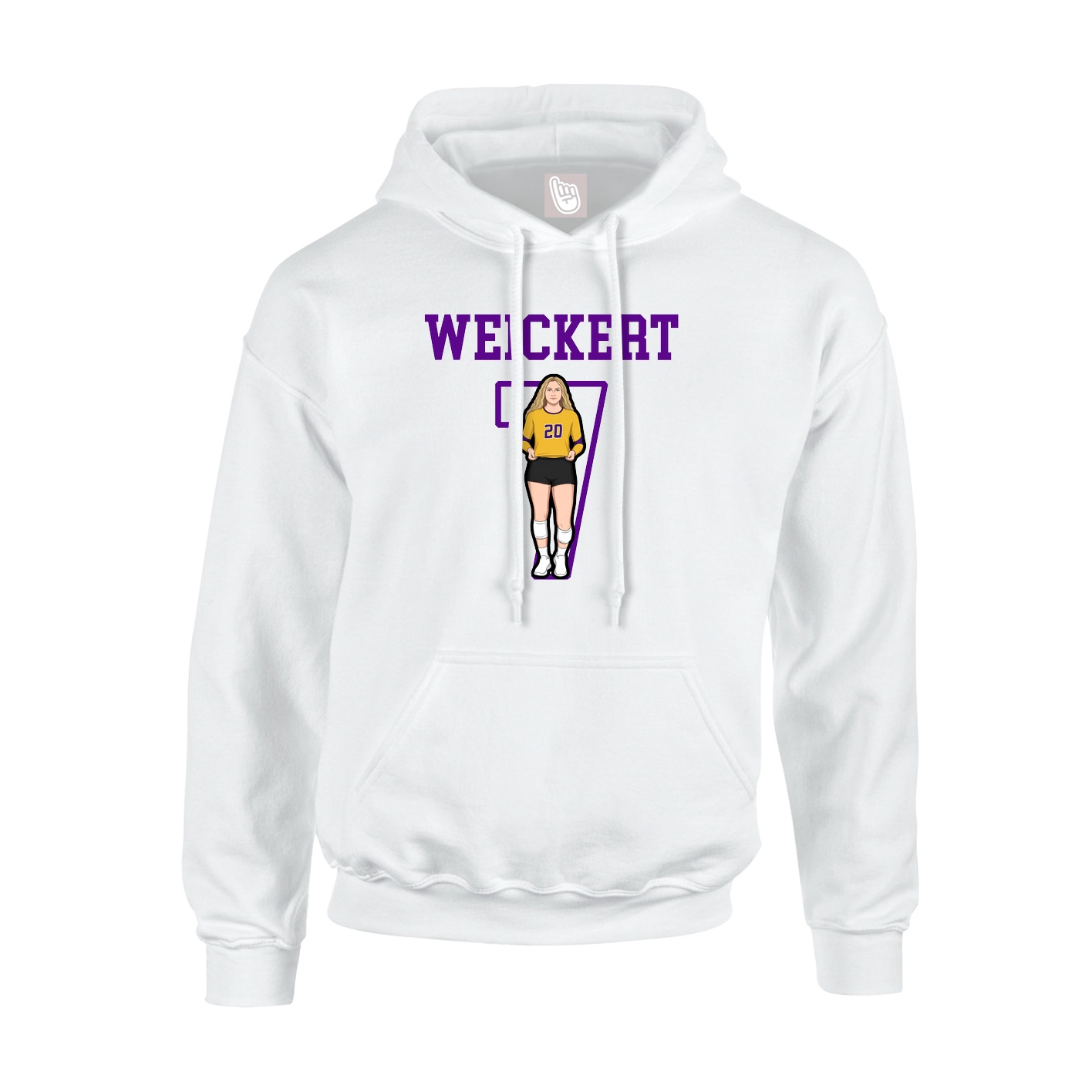 Hoodie — Shirsey in White