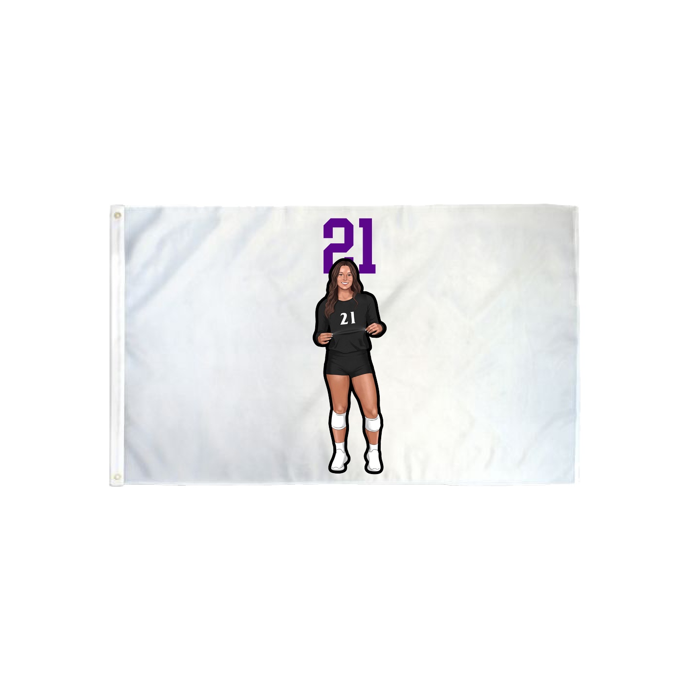 3x5 Flag — Number Top in Classic