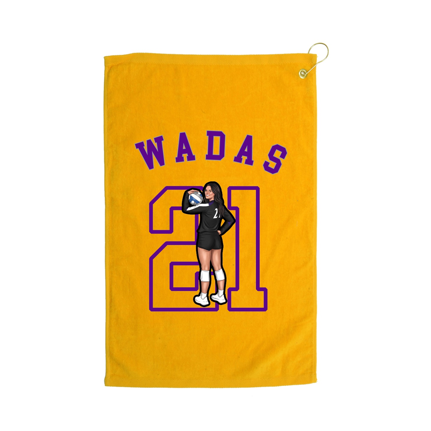 Golf Towel — Shirsey Arch in Gold