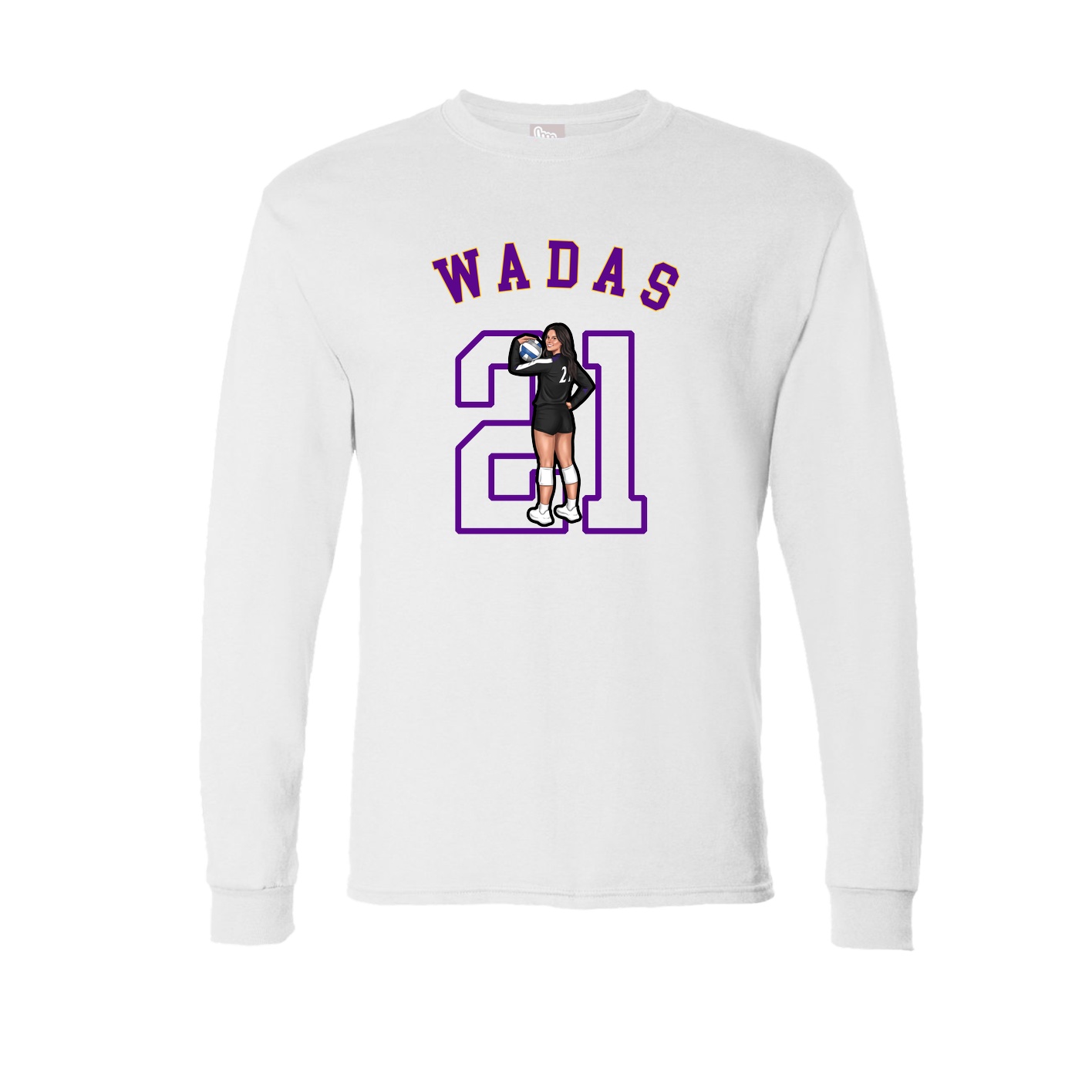 Long Sleeve Tee — Shirsey Arch in White