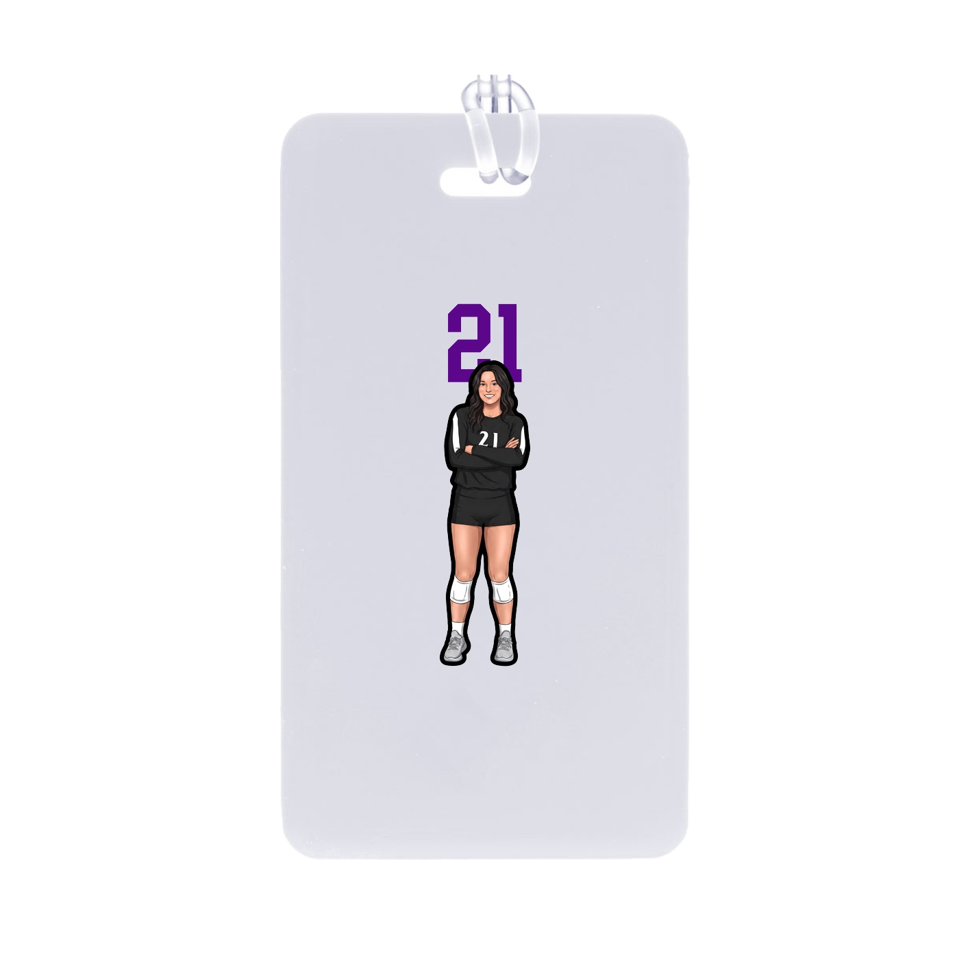 Bag Tag — Number Top in Classic