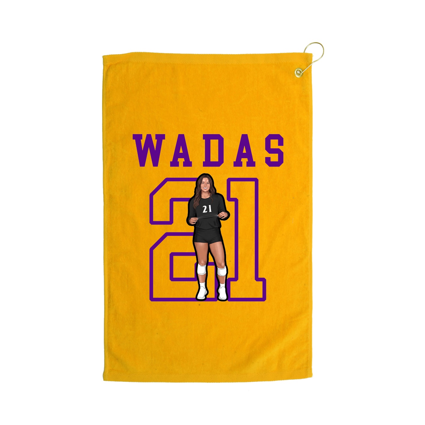 Golf Towel — Shirsey in Gold