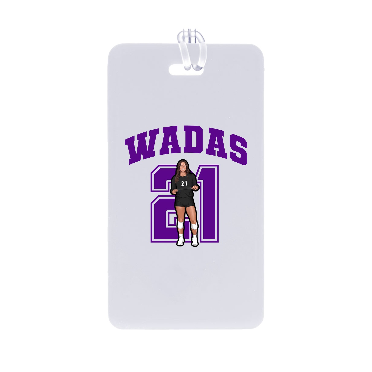 Bag Tag — Number in Classic