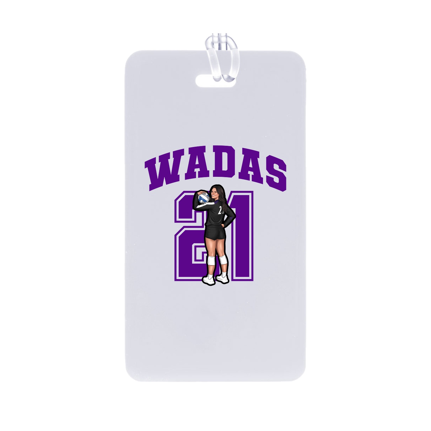 Bag Tag — Number in Classic