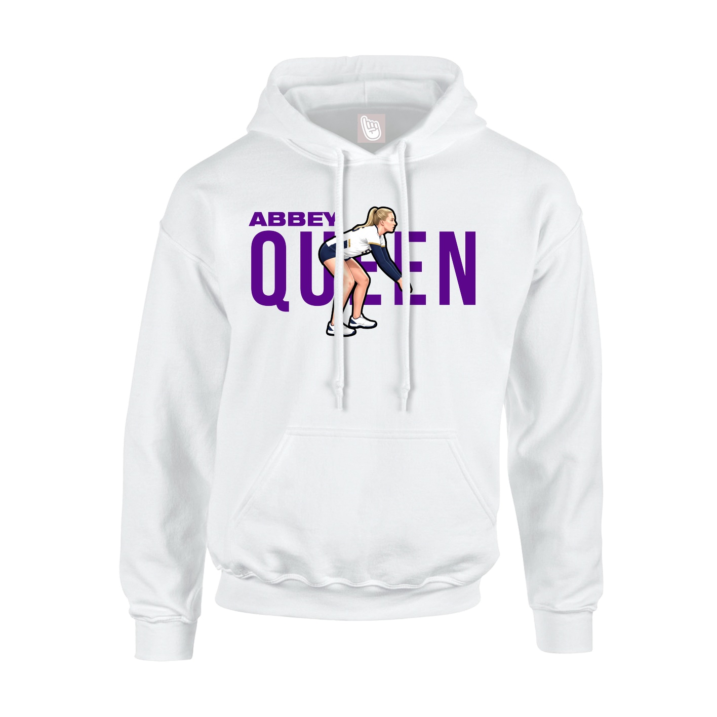 Hoodie — Player Name in White