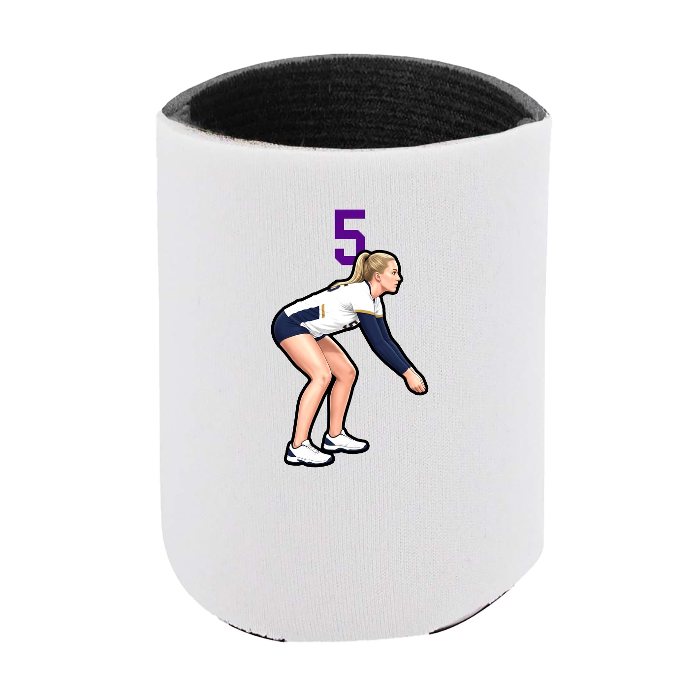 Can Holder — Number Top in White