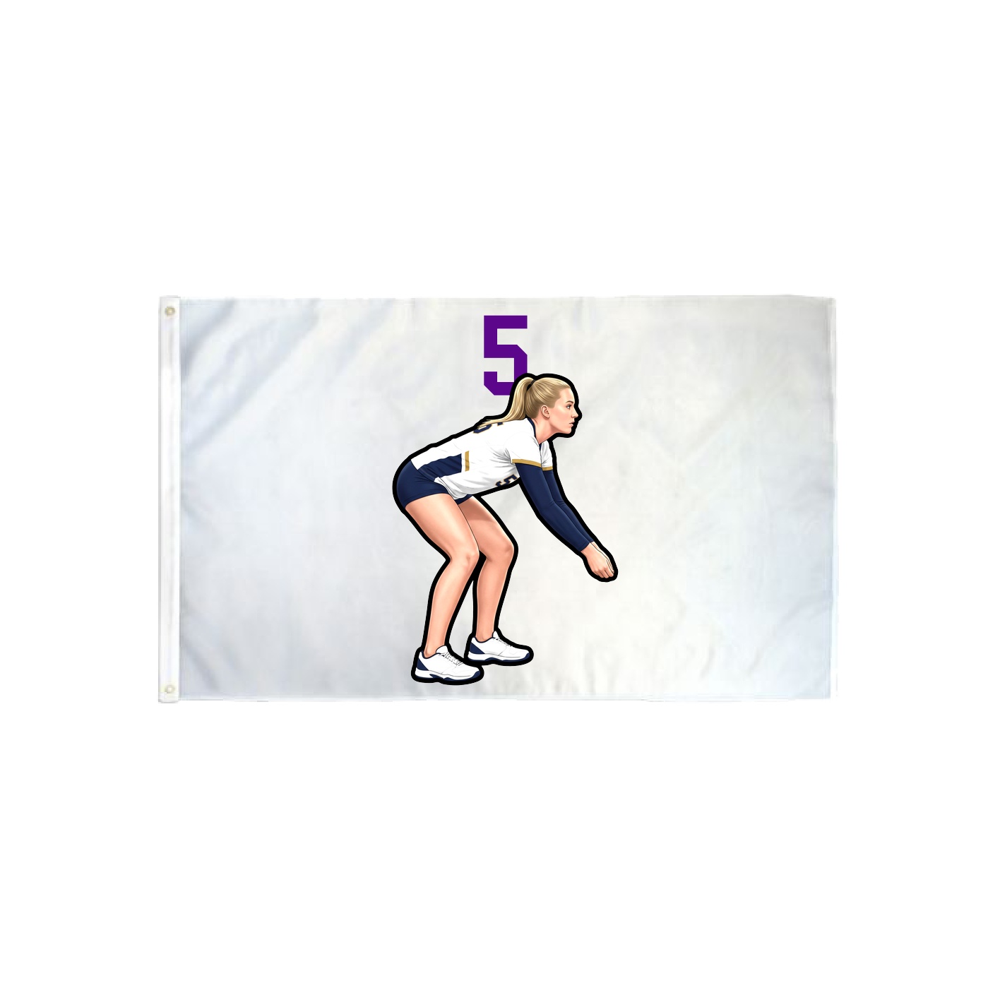 3x5 Flag — Number Top in Classic