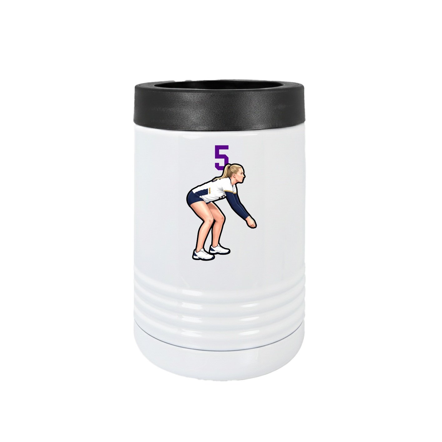Beverage Holder — Number Top in White