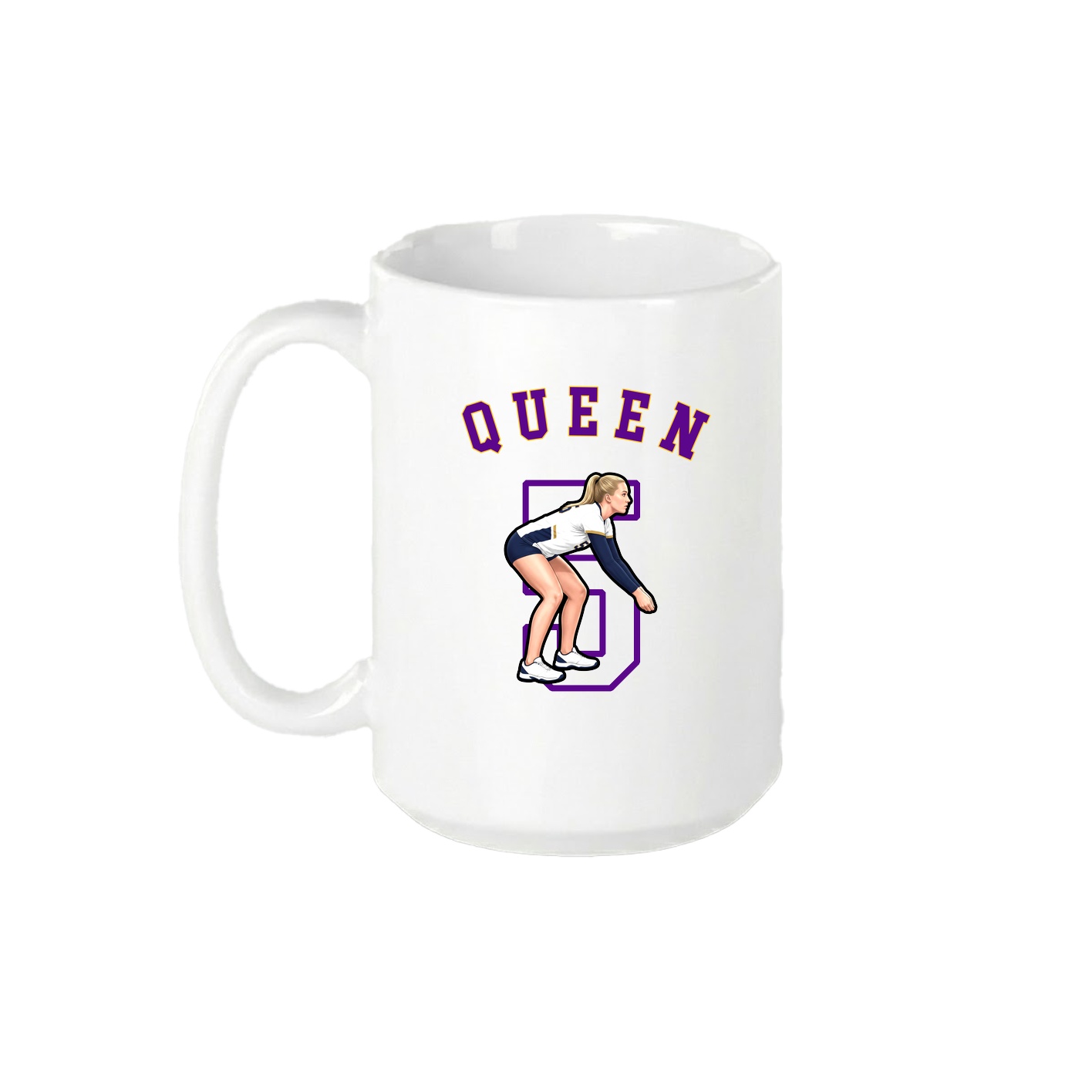 15oz Coffee Mug — Shirsey Arch in White