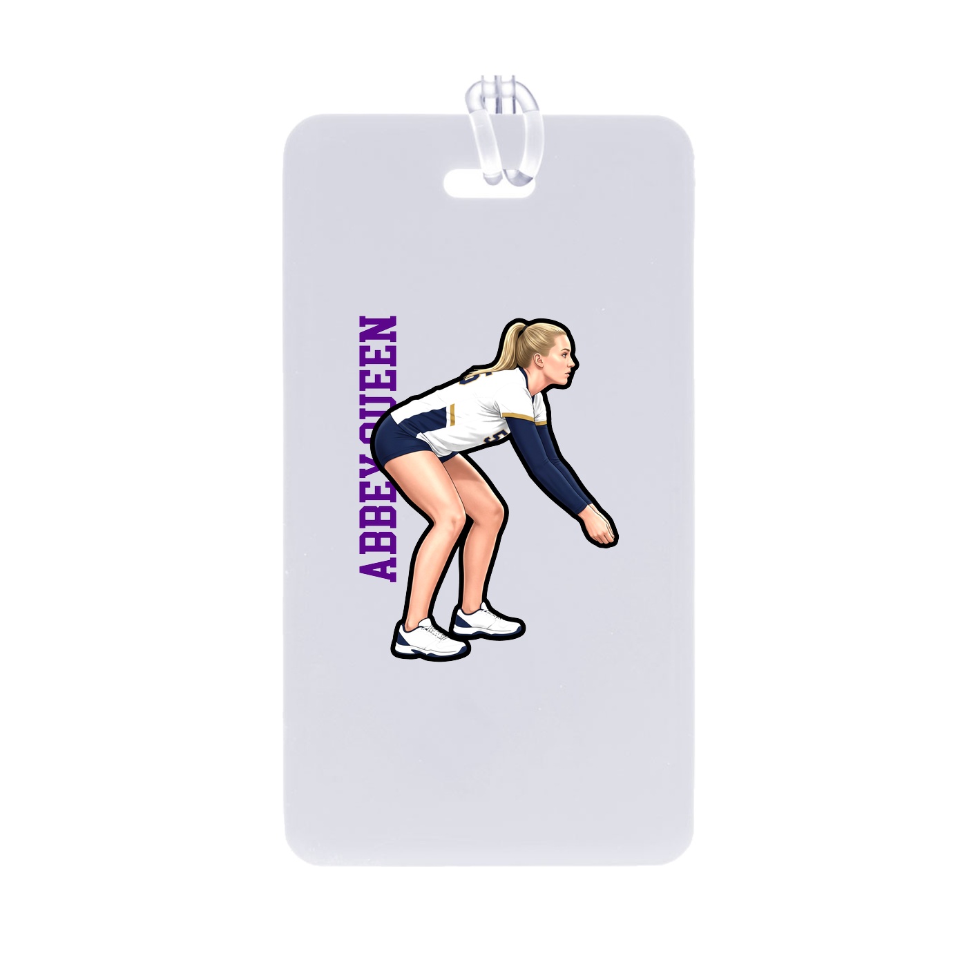 Bag Tag — Name Vertical in Classic