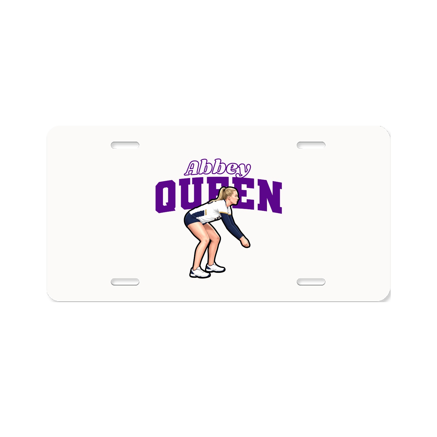 License Plate — Name Arch in Classic