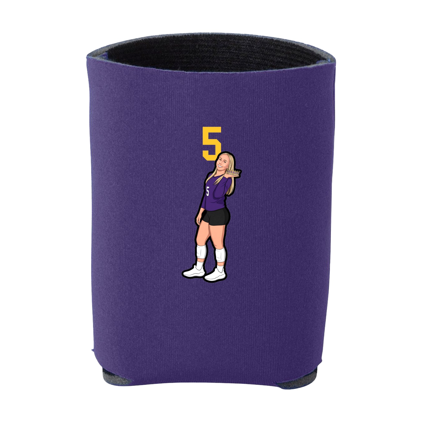 Can Holder — Number Top in Purple