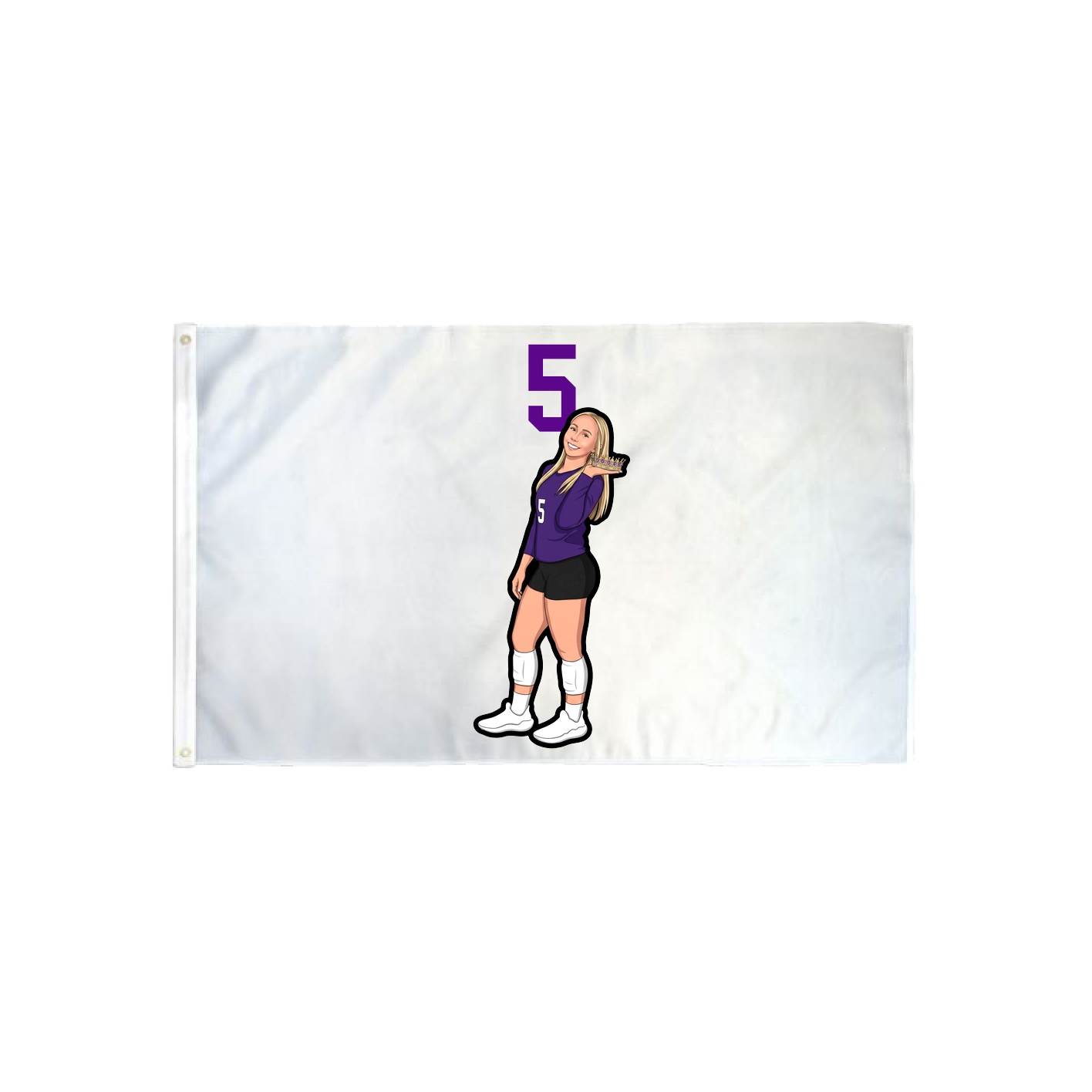 3x5 Flag — Number Top in Classic
