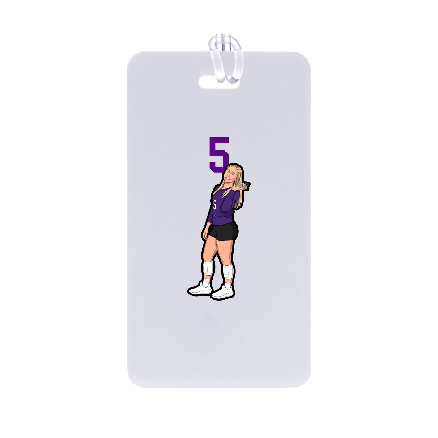 Bag Tag — Number Top in Classic