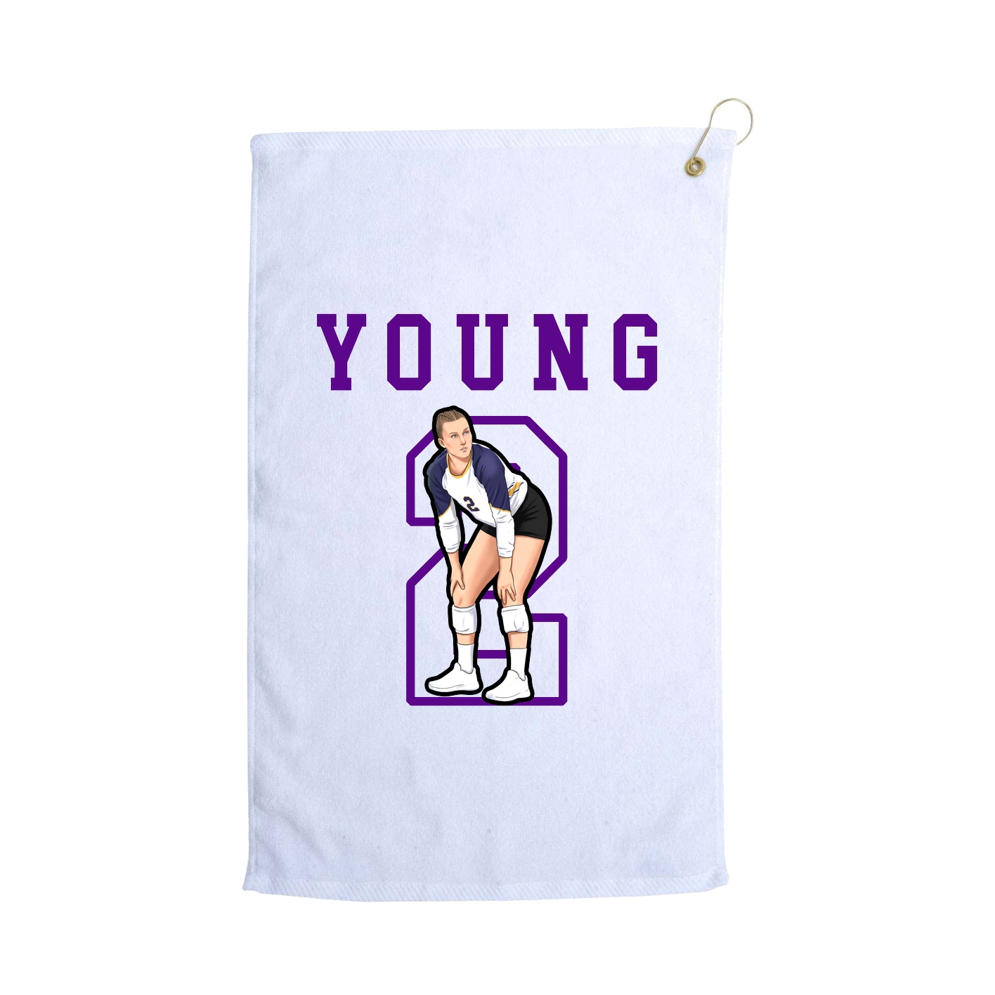 Golf Towel — Shirsey in White