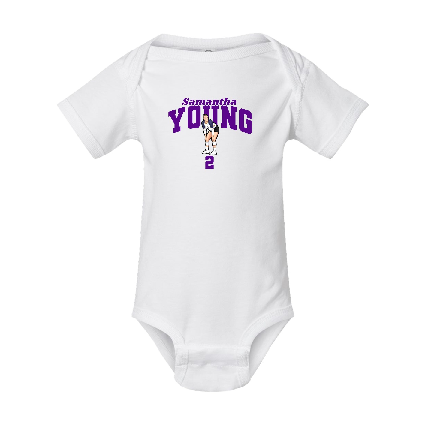 Baby Onesie — Signature Arch in White