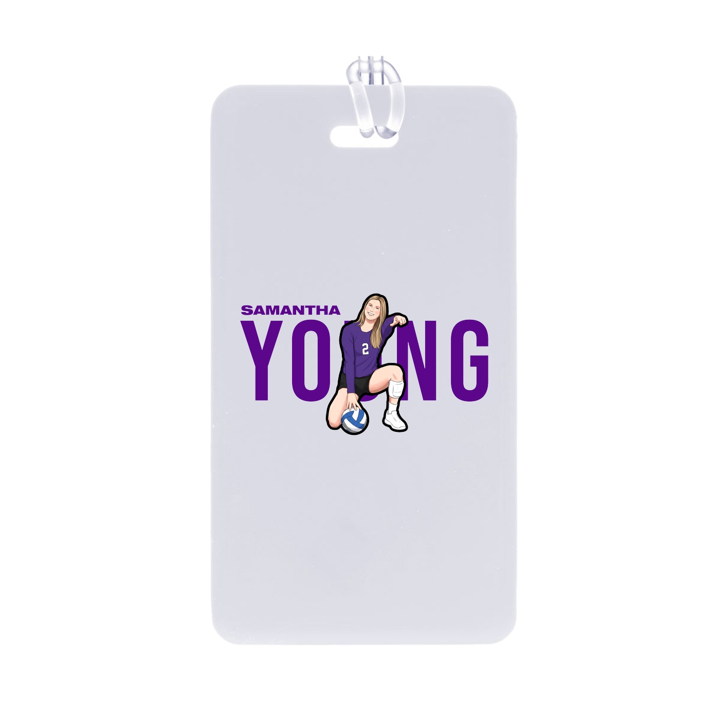 Bag Tag — Player Name in Classic