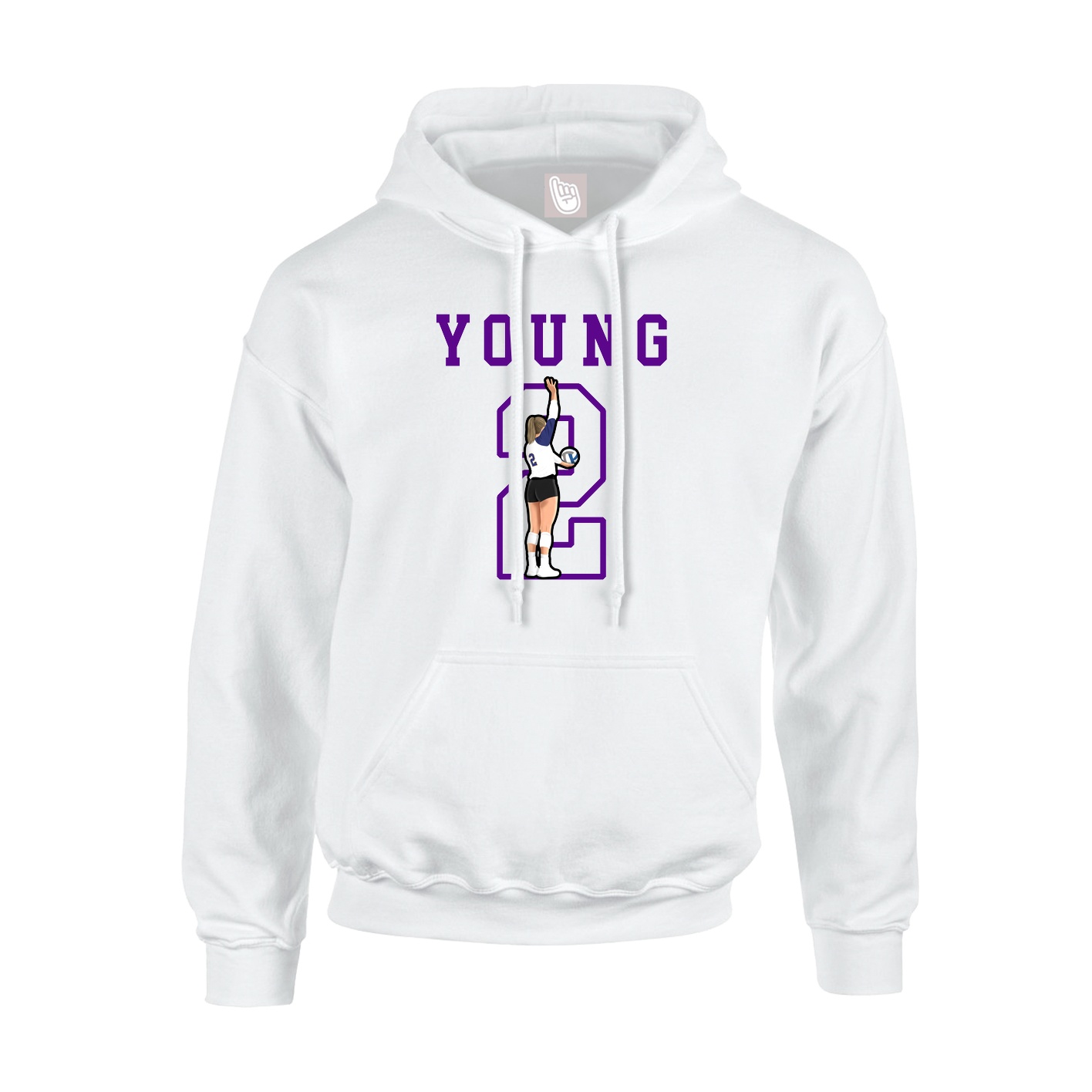 Youth Hoodie — Shirsey in White