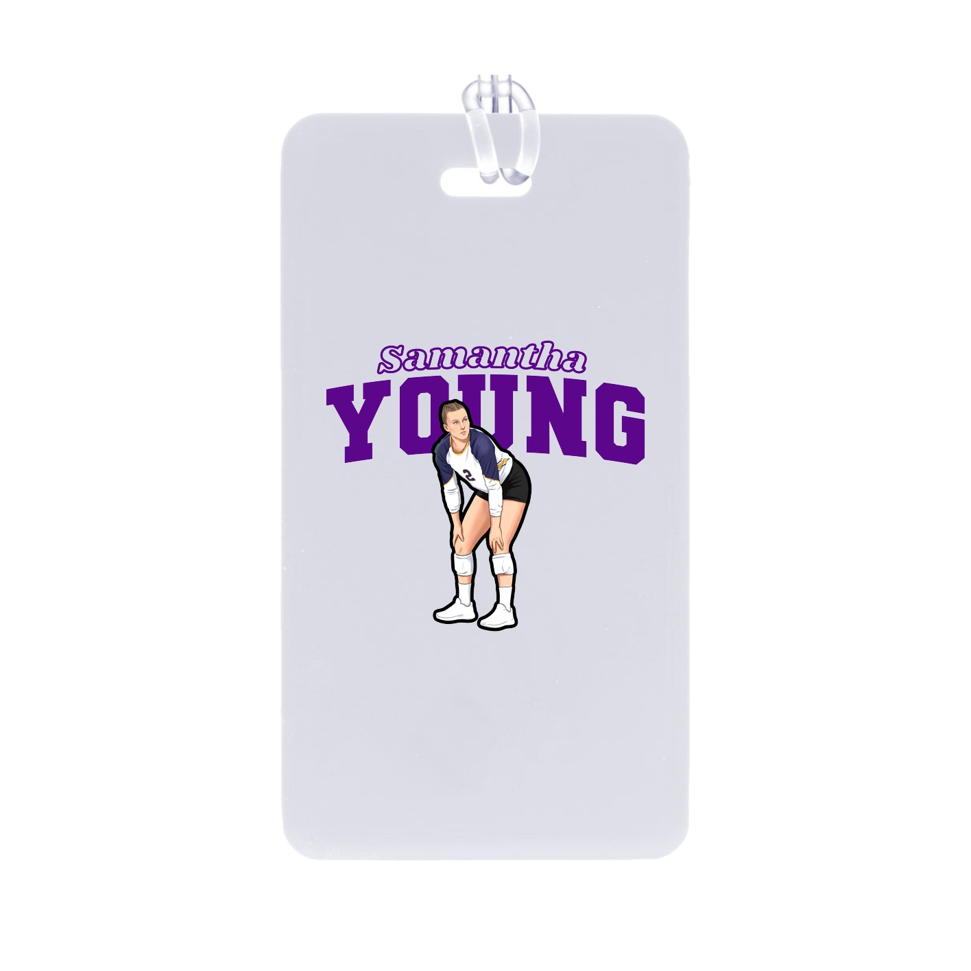 Bag Tag — Name Arch in Classic