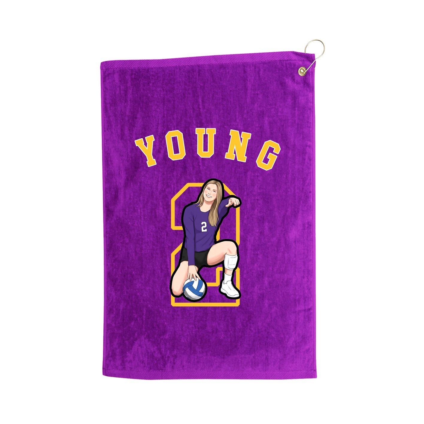 Golf Towel — Shirsey Arch in Purple